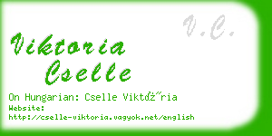 viktoria cselle business card